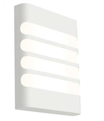 ODESSA GRILL 10W 3CCT IP65 COASTAL WALL LIGHT. WHITE